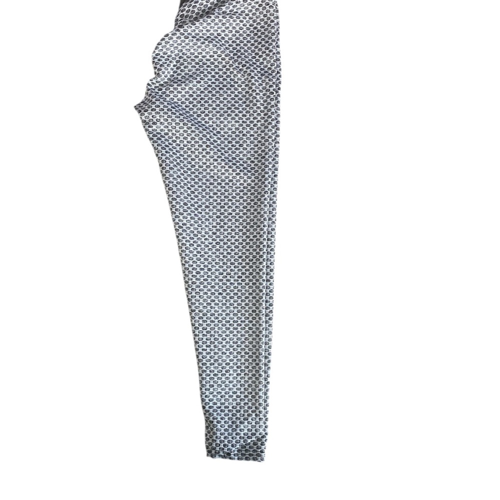 Geometric Patterned Pants - Black and White